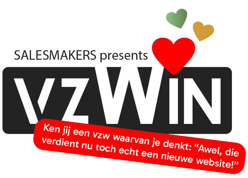 Vzwin actie Logo black text